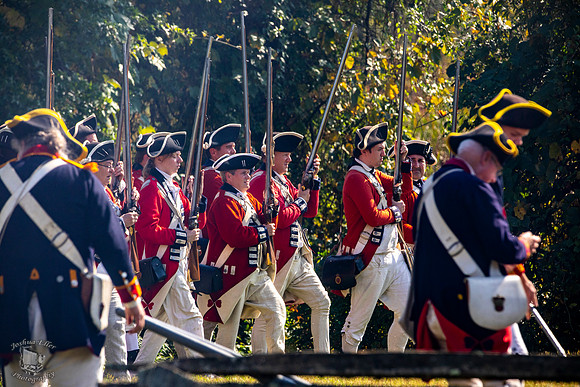 British taking the field