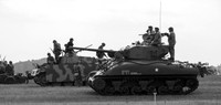 American and German Armor