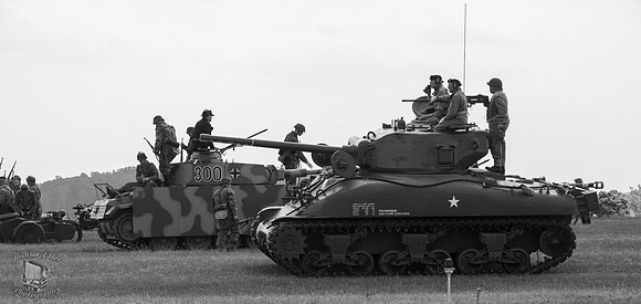 American and German Armor