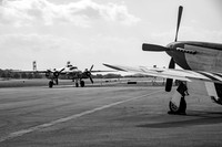 B-25 and P-51 Mustang
