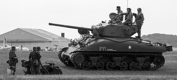 Tank and Motorcycle