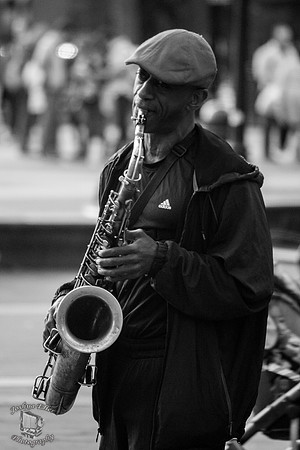 Sax player