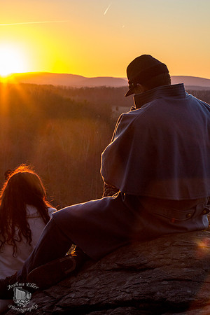 Sunset on Little Round Top