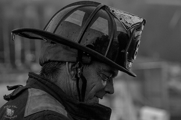 Fire at Anderson Hardware