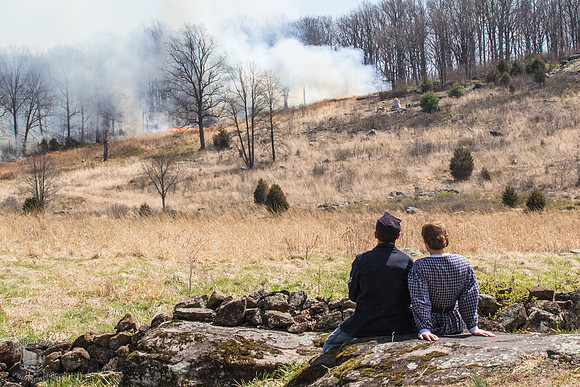 Watching the fire
