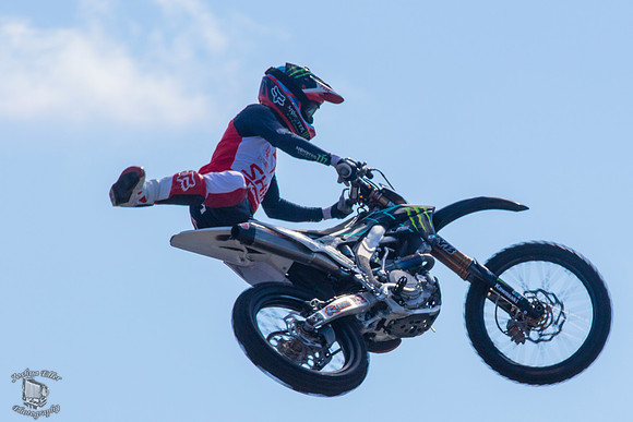 In the air