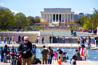 WWII and Lincoln Memorial
