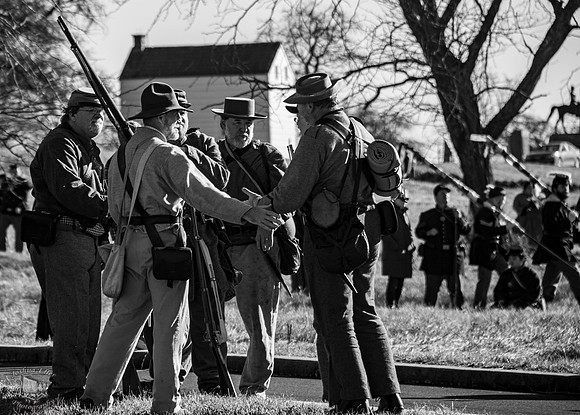 Confederates at the Brian Farm